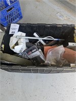 Tote of Various Auto Parts