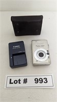 CANON POWER SOT SD600 DIGITAL CAMERA AND CHARGER