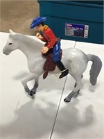 Man on a horse -- ??? lone ranger ???