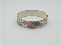 Designer LAURANA Peacock bangle bracelet
