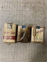 (3) Vintage Unopened Packs of Cigarettes