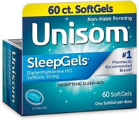Sealed- Unisom SleepGels, Diphenhydramine HCl