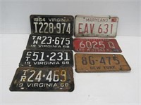 Single VA License Plates + Others