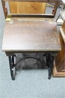 CHILD'S DESK - PINE TOP WITH SEARS, ROEBUCK & CO.