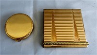 Vintage Gold Tone Compacts