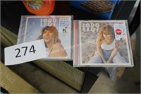 2- taylor swift 1989 CD’s