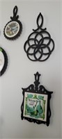 Vintage Cast Iron Trivet Collection