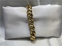 14K Italy Gold Statement Bracelet