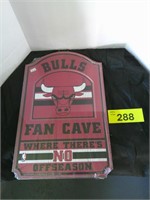 Chicago Bulls Fans Wall Sign