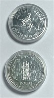 Centennial Collection Silver Dollar Lot of 2
