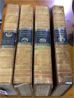 4 volume book set, 1824 Ecclesiastical history,