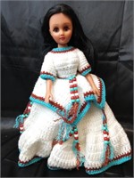 Vintage Native American Princess Doll with Hand