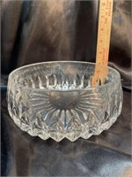 Extra Wide Crystal Bowl