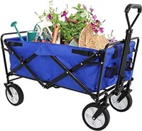 USED-MGHH Folding Cart with Wheels, Wagon Garden C