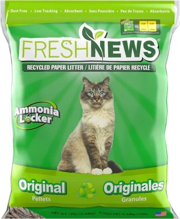 Fresh News Post Consumer Paper Pellet Cat Litter,