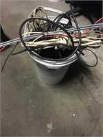7.5 GALLON CONTAINER OF HEAVY ELECTRIC WIRE