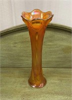 11” Imperial Glass Orange Marigold Carnival Glass