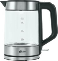 Oster Illuminating Electric Glass Kettle with LED