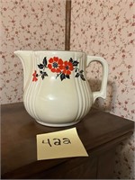 HALL USA floral pitcher