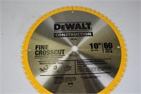 DeWalt Construction 10" Fine Crosscut new