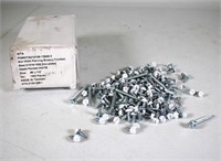 Screws Zinc Plated with white heads