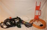 Extension Cords, Power Strips & 10 Gallon Tote