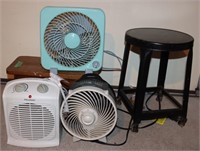 Step Stools, Space Heater & Fans, ALL WORK
