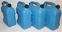 4) 3 Gallon Water Jugs
