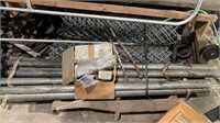 Metal Fence, Metal Pipe and Assorted Metal