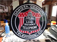 Dakota Central Telephone Sign 23.25"