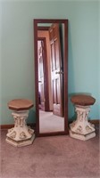 Plaster Pedestals, Mirror