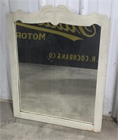 (II) 
Carved Wooden Frame Hanging Mirror.