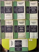 Vintage John Deere Operators manuals/variety(7)