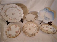 8pc lot of asst dishes marked France
