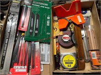 Assorted Blades, Measuring Tapes,Misc