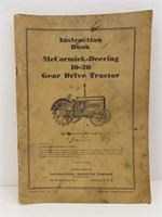 McCormick Deering 10-20 Tractor Manual