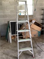 6 ft aluminum step ladder