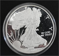 2000 US Silver Plate Walking Liberty Coin