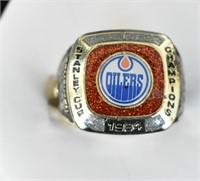 Replica NHL Stanley Cup Ring Edmonton Oilers
