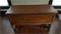 Cedar Chest dated & signed Chas Finley 3/26/32