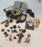 Military Patches and Pins.