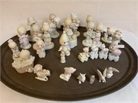 20 Precious Moments Figurines - 5 Marble Figures