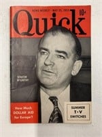 Quick Magazine May 1953 Joe McCarthy Cover