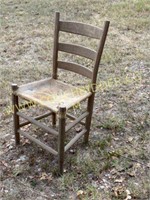 Antique octagon legged jackson chair