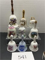 Lot of vintage collectible bells