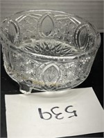 Vintage crystal candy dish