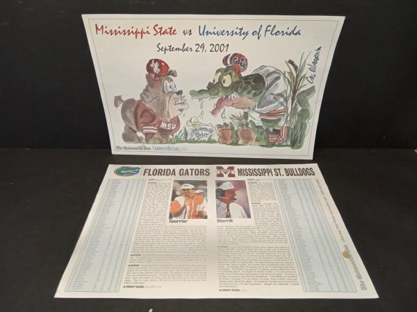 2 Mississippi State VS. Florida Gators papers