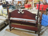 VINTAGE FULL SIZE BED WITH RAILS