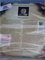 Andrew Jackson Proof Coin & Stamp Set