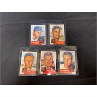 (5) High Grade 1953 Topps Red Sox Cards